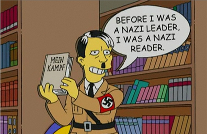 Simpsons Hitler